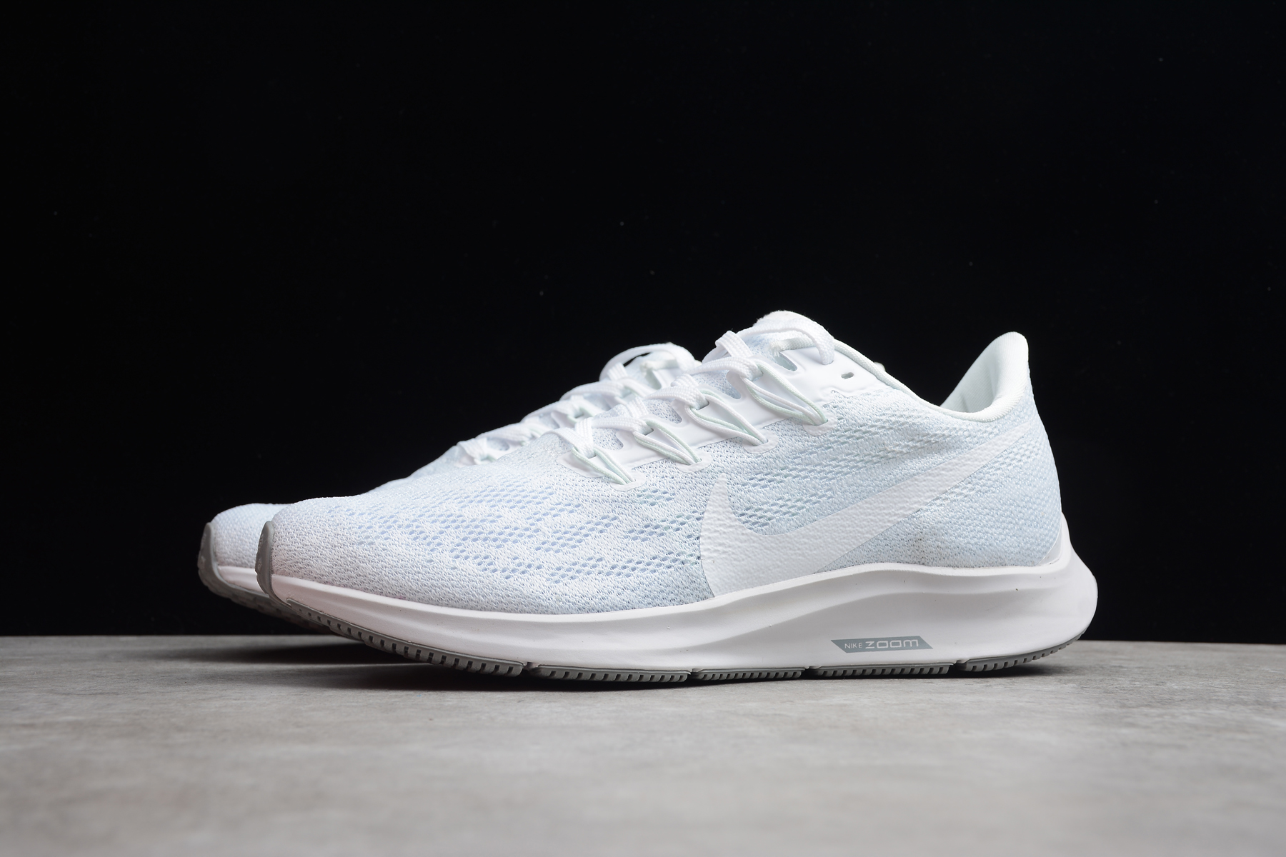 Nike Air Zoom PEGASUS 36 Shield Baby Blue White Running Shoes For Women - Click Image to Close